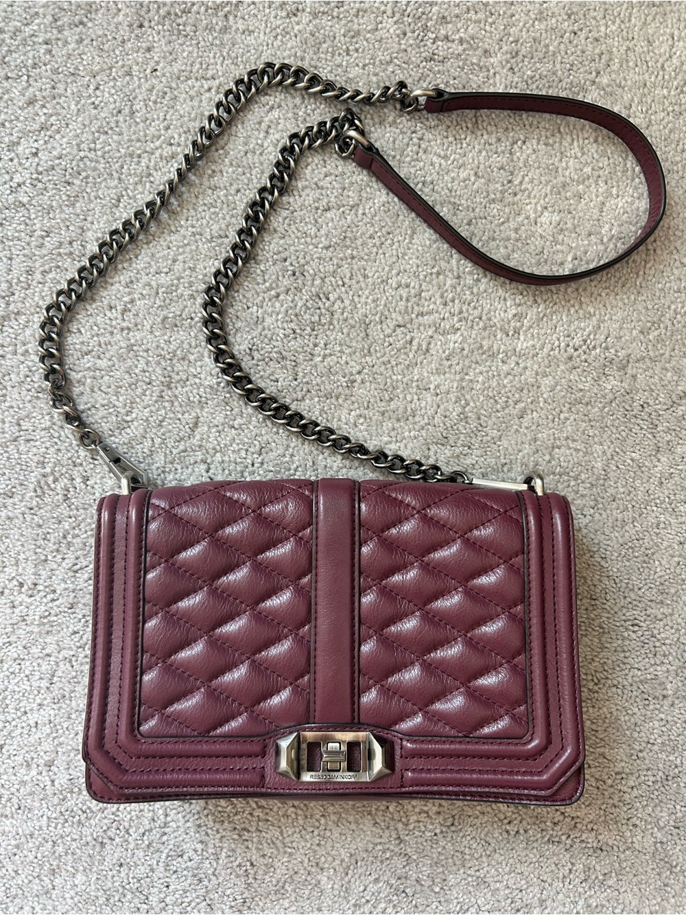 Rebecca Minkoff burgundy purse